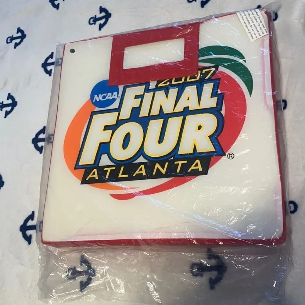 💥NCAA Final Four 2007 Atlanta Seat Cushion 🏠